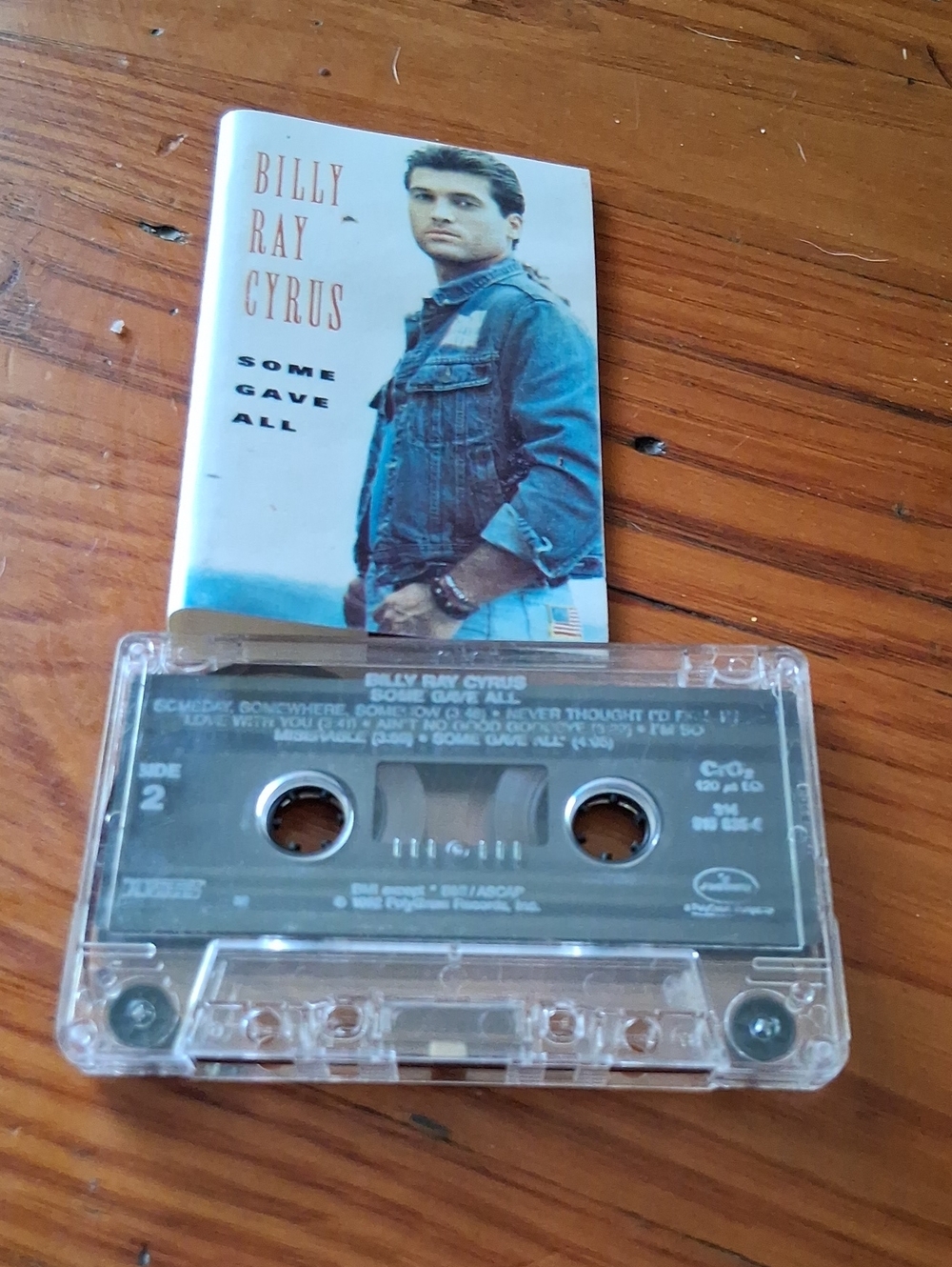 Billy Ray Cyrus Some Gave All Cassette Tape